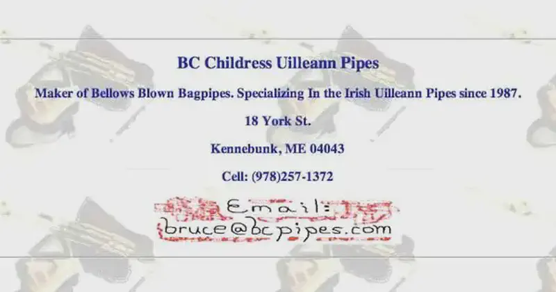bc childress uilleann pipes