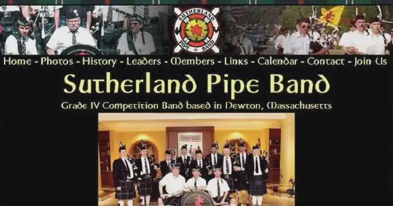 sutherland pipe band
