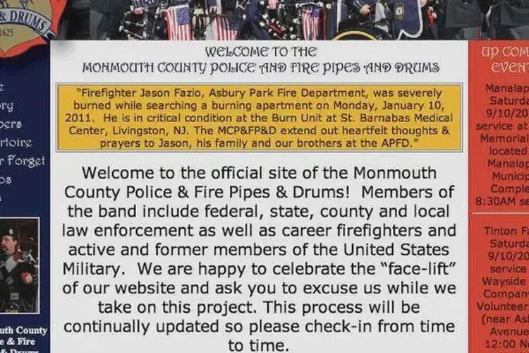 monmouth county police pipes and drums