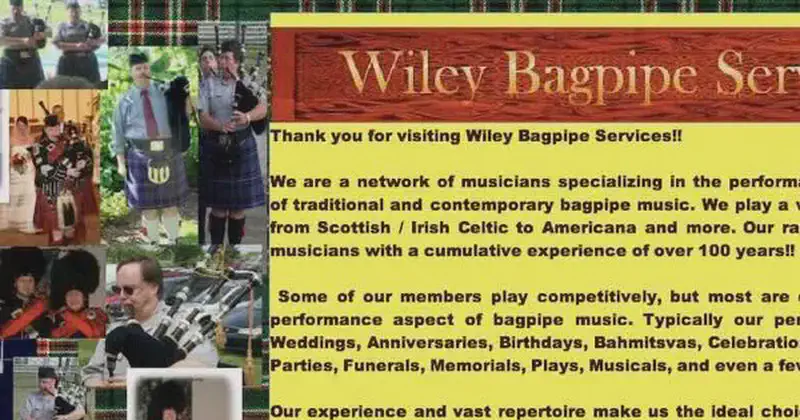 wiley bagpipe services