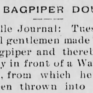 the hobo bagpiper