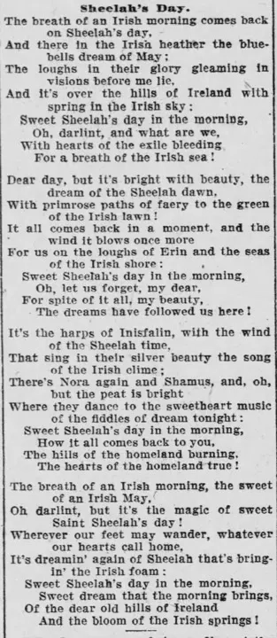 Sheelah's Day Sheelah's Day