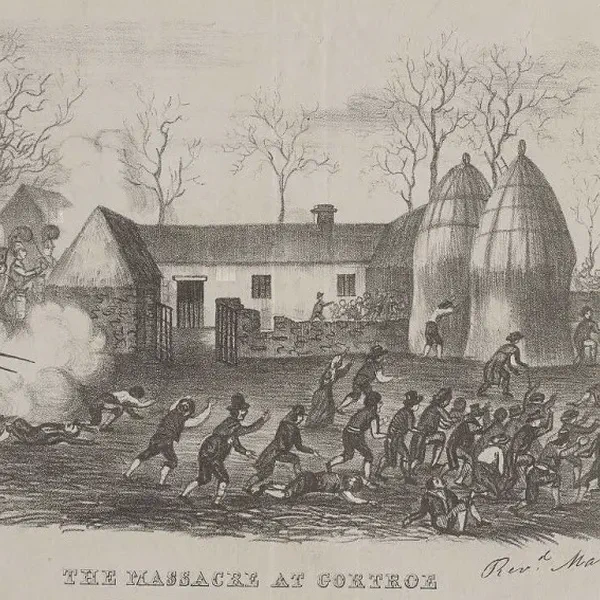 /images/tich/TheMassacreAtGortroe_Lithograph_MatthewMorgan_August1848.webp