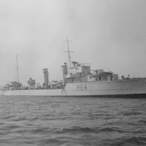 HMS Duchess, accidentally rammed by a battleship in thick fog, sunk with heavy loss of life 